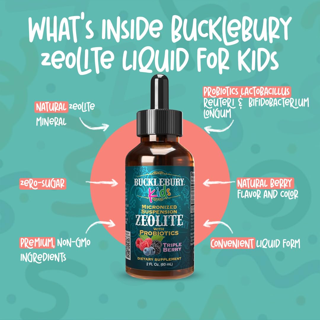 Amazon.com: BUCKLEBURY Liquid Zeolite Detox for Kids with