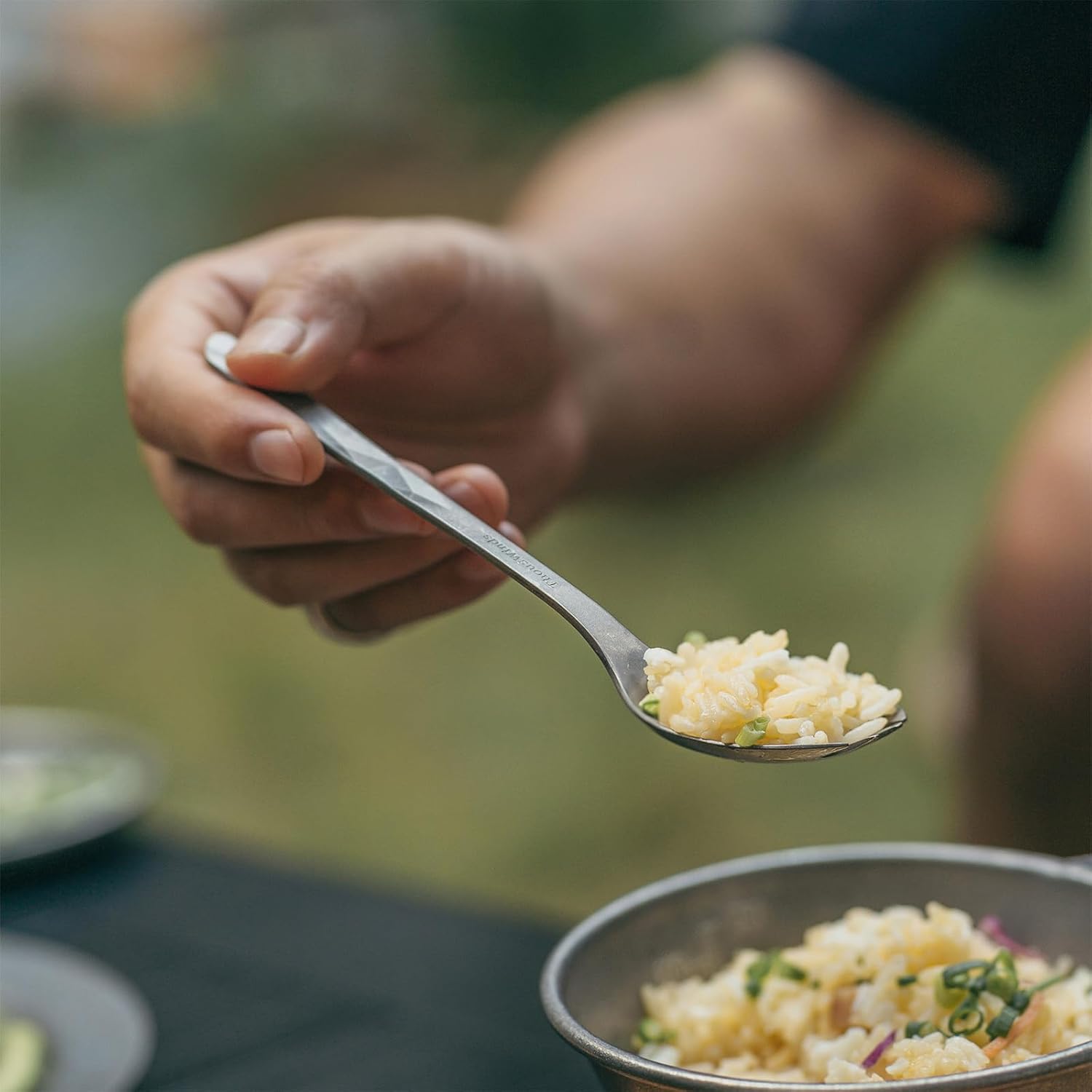 Titanium Flatware, Lightweight Camping Cultery Set, Fork Spoon Spork Set