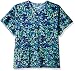 WonderWink Women's Plus Size Wonderflex Verity Print Scrub Top