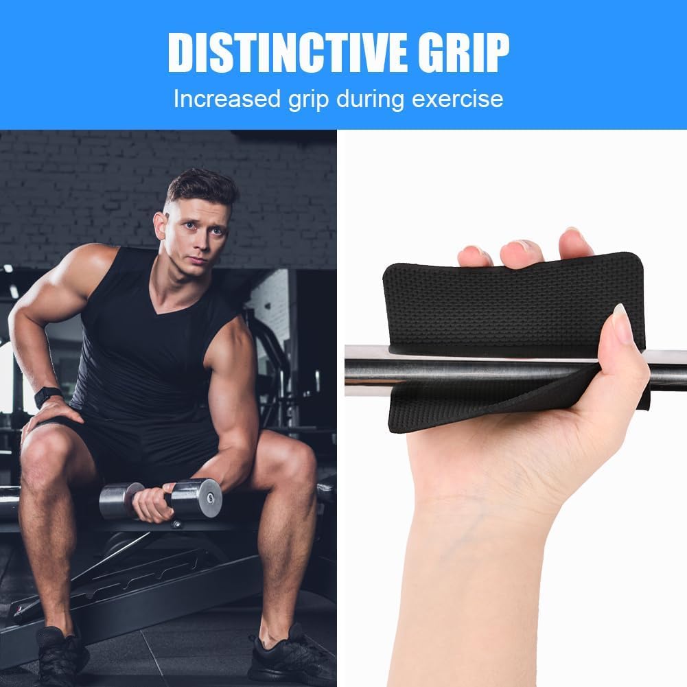 flintronic Grip Pad, 6 Pezzi Cuscinetti da Allenamento in Neoprene, Cuscinetti da Allenamento, Impugnature da Palestra per Bodybuilding Sollevamento Pesi