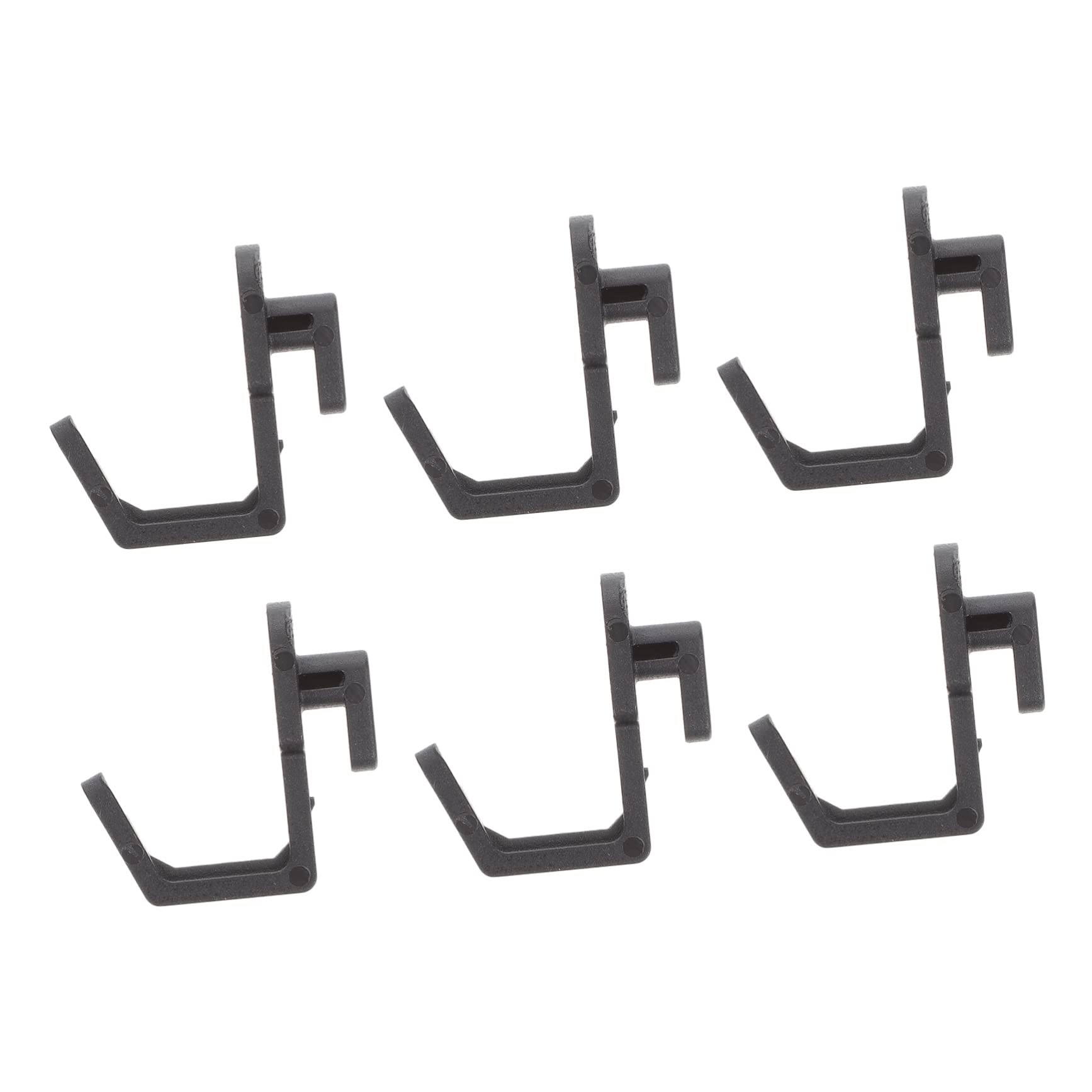 STOBAZA 20pcs J Shaped Garage Hooks for Pegboard Organizer Storage Hooks for Kitchen Bedroom and Garage Easy to Install and Versatile Heavy Duty Design