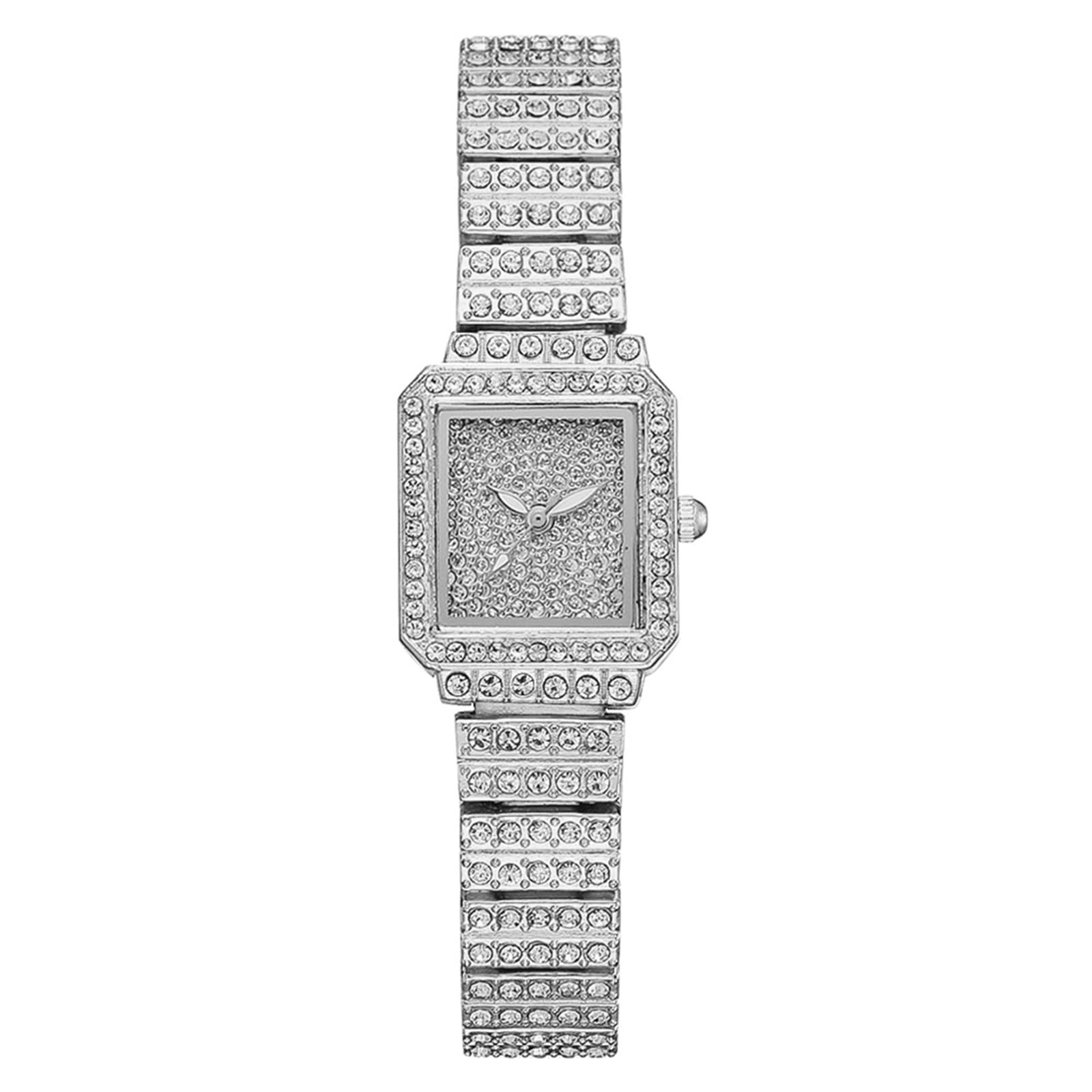 JewelryWe Damenuhr Leder Uhren Damen - Klassische Runde Anal