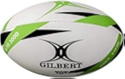 Gilbert G-TR3000 Rugby Union League Ball White/Green