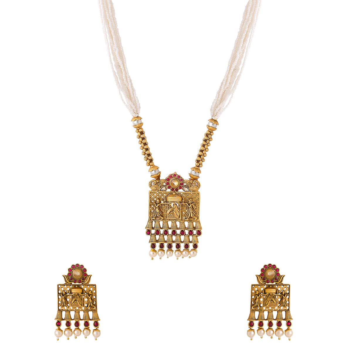 Yellow Chimes Jewellery Set for Women and Girls Beads Necklace Set for Women | Gold Plated Charm Drop Beads Beaded Pearl Drop Necklace Set | Birthday Gift for girls and women Anniversary Gift for Wife (B0BT7ZXF7D) Amazon Price History, Amazon Price Tracker