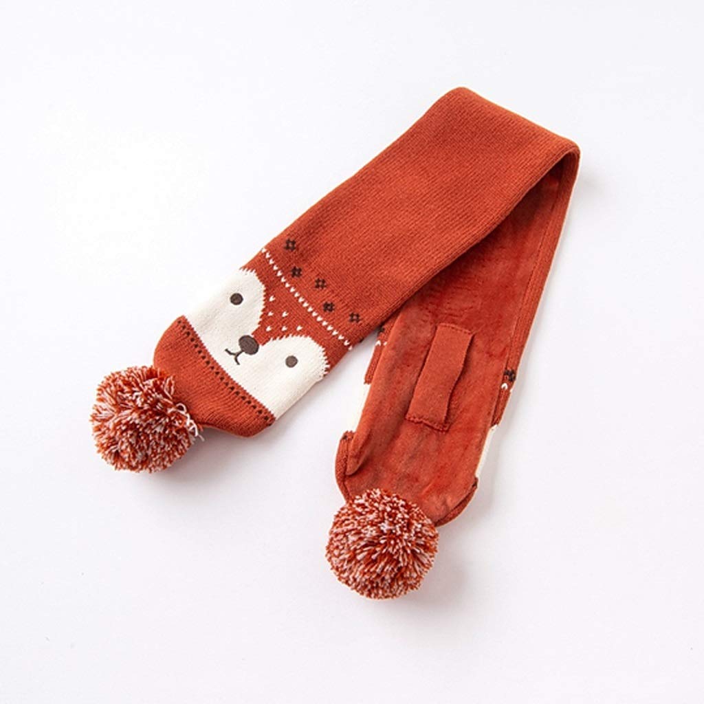 Bebé Babero Invierno Niños Lindo Más Terciopelo Cálido Bufanda Mujer Saludable, Lindo y Suave