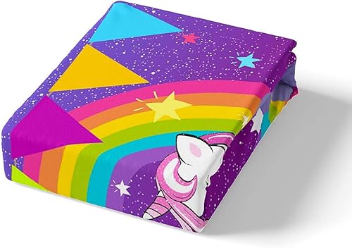 Miniatura 230 de Erosebridal Juego de sábanas para videojuegos, tamaño individual, color morado, sábana bajera ajustable para niños y niñas, moderno juego de sábanas