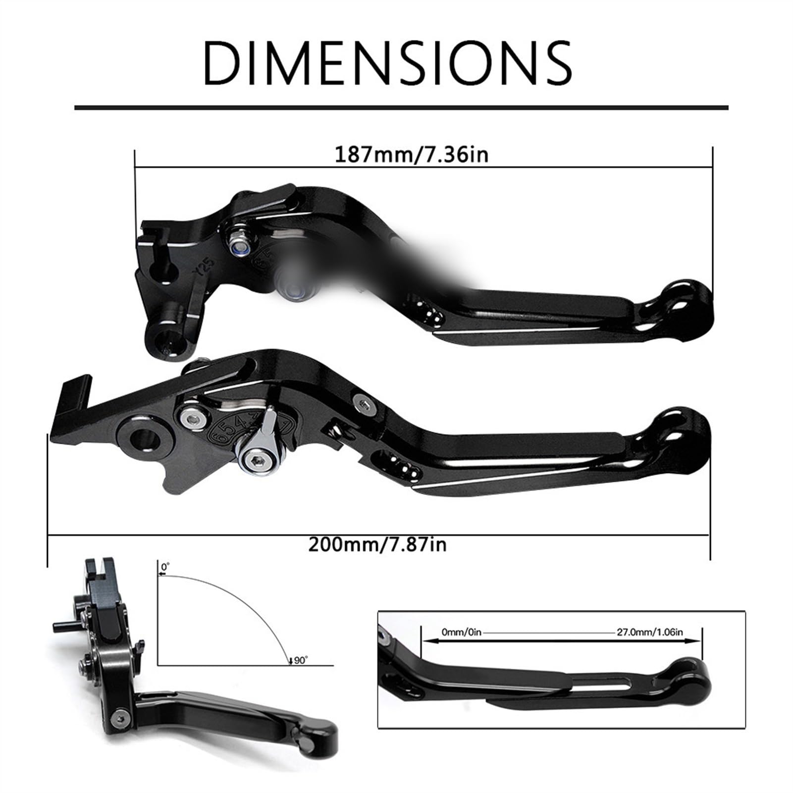 Palancas De Embrague De Freno Plegables Ajustables CNC Para Motocicleta Para H&onda CBR 1100 XXV/XXW/XXX/XXY/XX-1/XX-2/XX-3 CBR1100XX BLACKBIRD (Color : Blau)