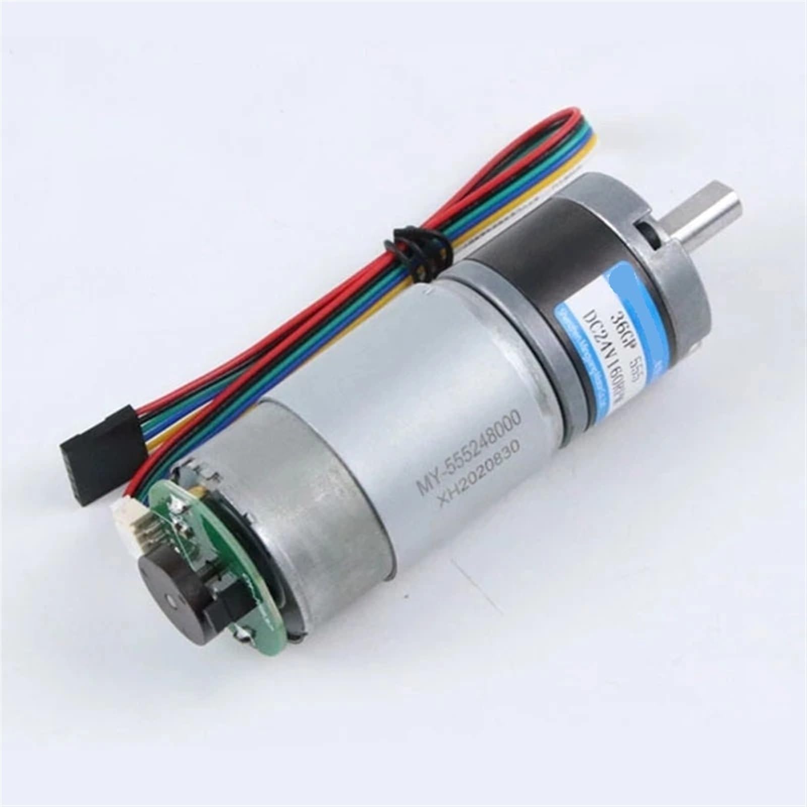 Motore a Ingranaggi epicicloidali CC da 12 V, 24, 15 W, con Encoder, Coppia Elevata 36 mm, Motore Piccolo GP-555B(8mm Only Motor,24V 160RPM)