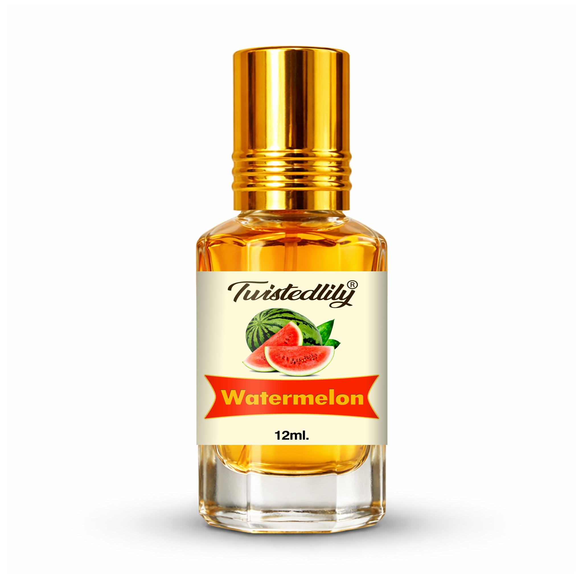 Twistedlily Watermelon Perfume Oil, Alcohol Free & Long Lasting Attar For Unisex (Scent Watermelon,Roll on Bottle, 12ml. Pack of 1)-image-12