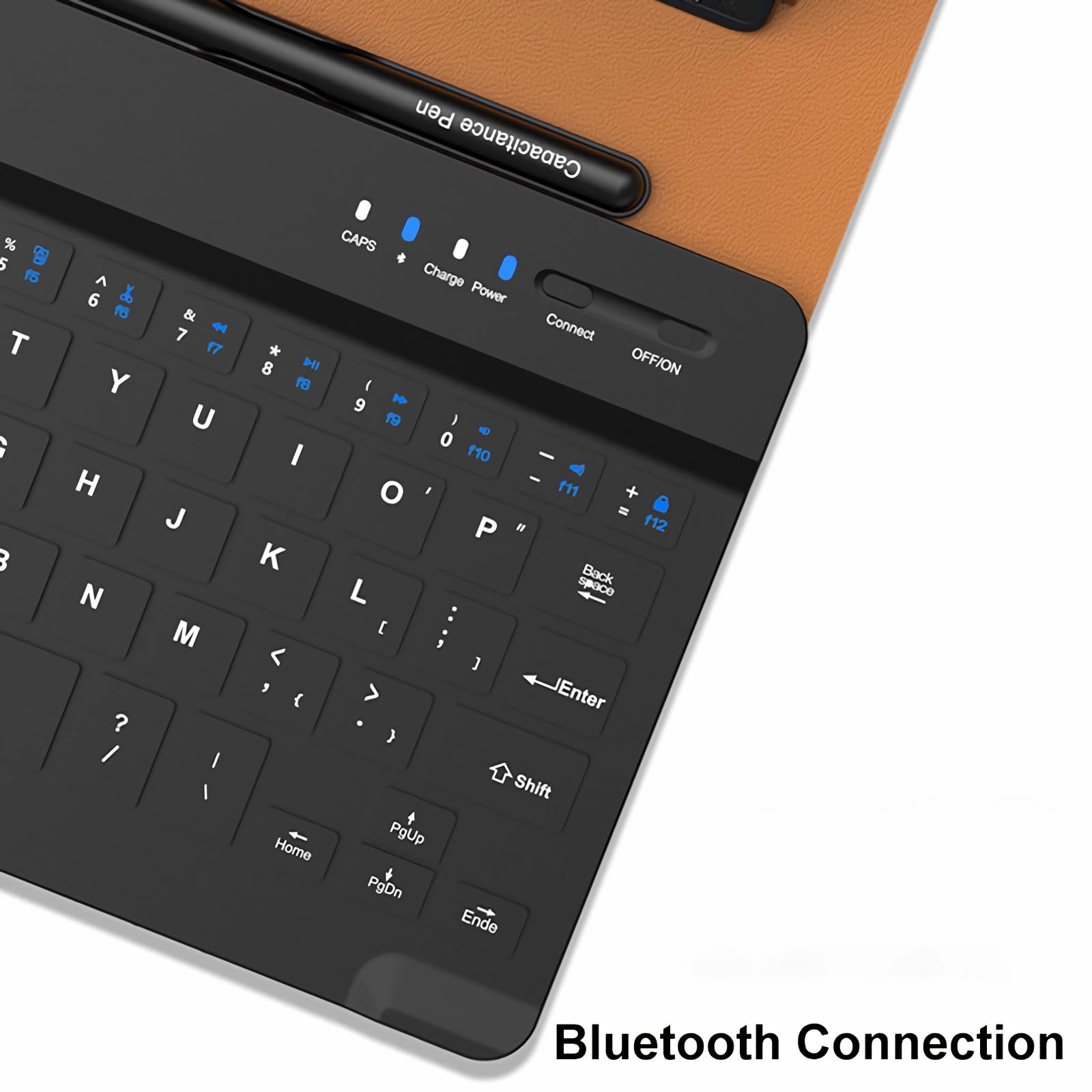 Etui z klawiaturą do Xiaomi Mix Fold/Mix Fold 2, Magnetyczna Odłączana Klawiatura Bezprzewodowa z Uchwytem Na Rysik S Pen [Klawiatura + Etui + Rysik Pojemnościowy+ Mysz],Green