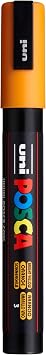 uni POSCA PC-5M Water-Based Paint Markers, Reversible Medium Tip (1.8-2.5mm), Bright Yellow