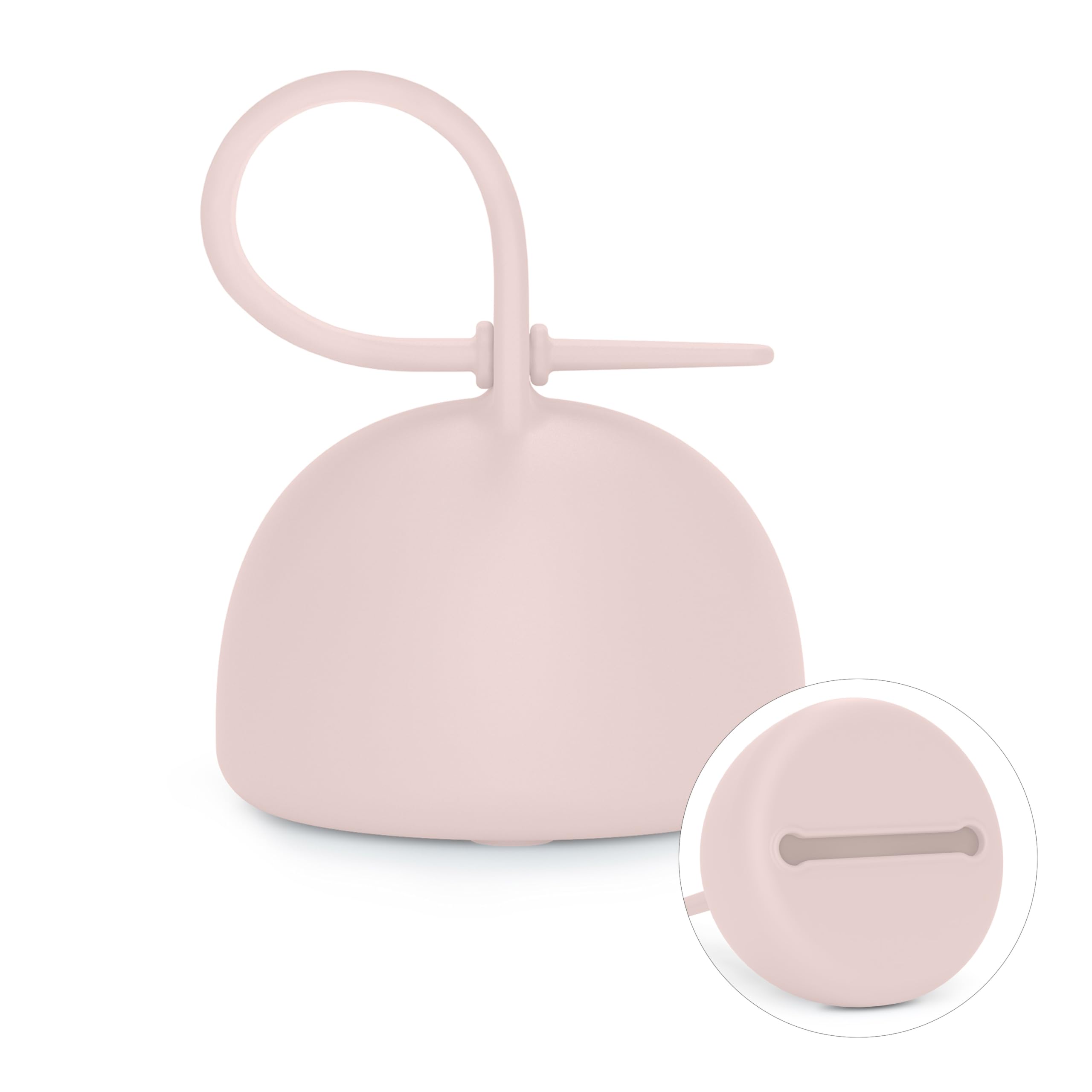 Suavinex, Portachupetes para Bebés. Funda para Chupetes de Silicona Flexible. Para llevar 2 Chupetes. Con Asa para Colgar. +0 Meses. Colour Essence, Rosewater
