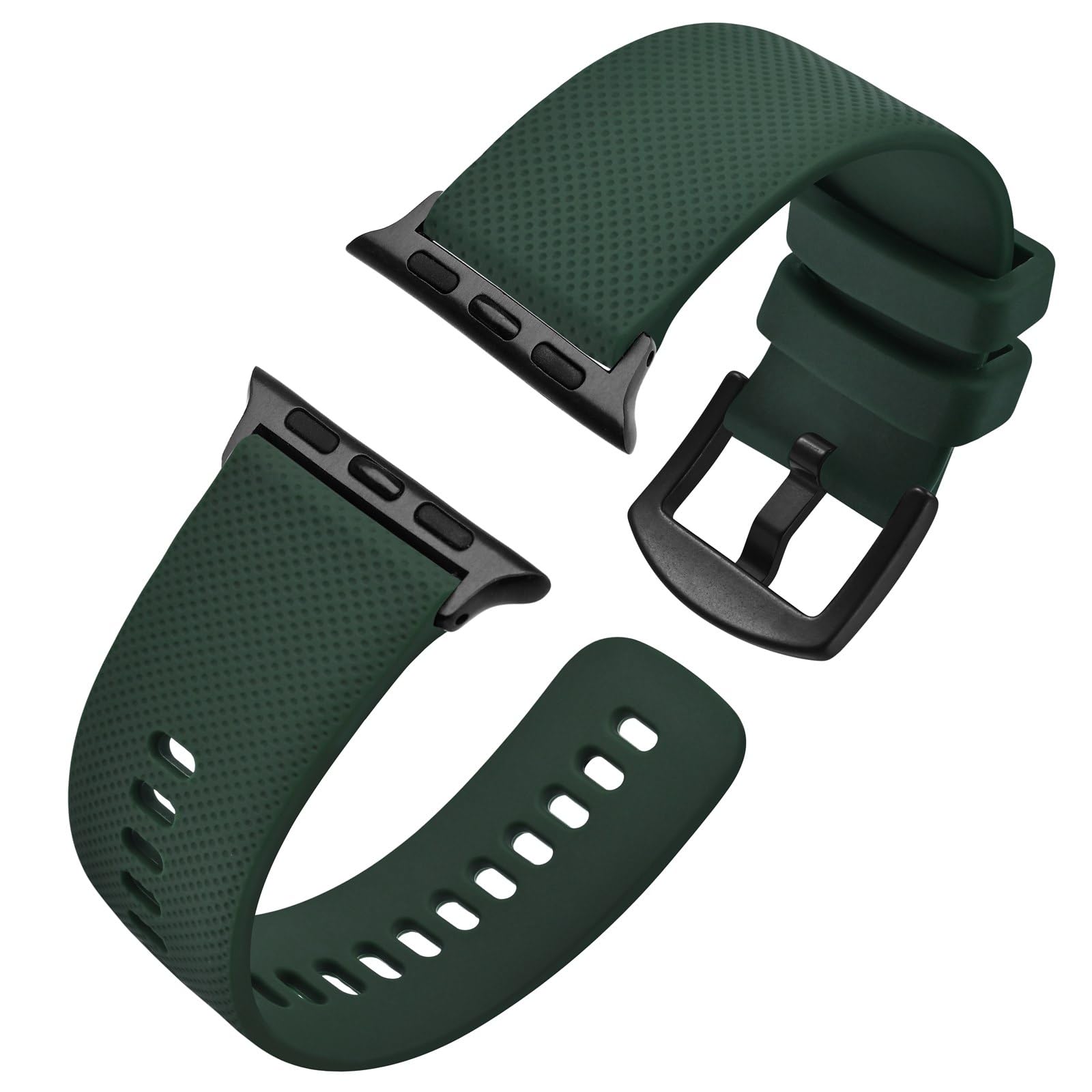 Anbeer Cinturino Compatibile con Apple Watch 49mm 45mm 44mm 42mm 41mm 40mm 38mm, Silicone Cinturini di Ricambio per iWatch Series 9 8 7 6 5 4 3 2 1 SE Ultra
