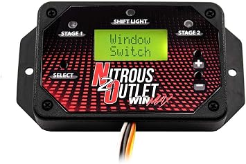 Nitrous Outlet WinMax Dual Channel Window Switch Built-in TPS Activation and Gear Lockout Feature