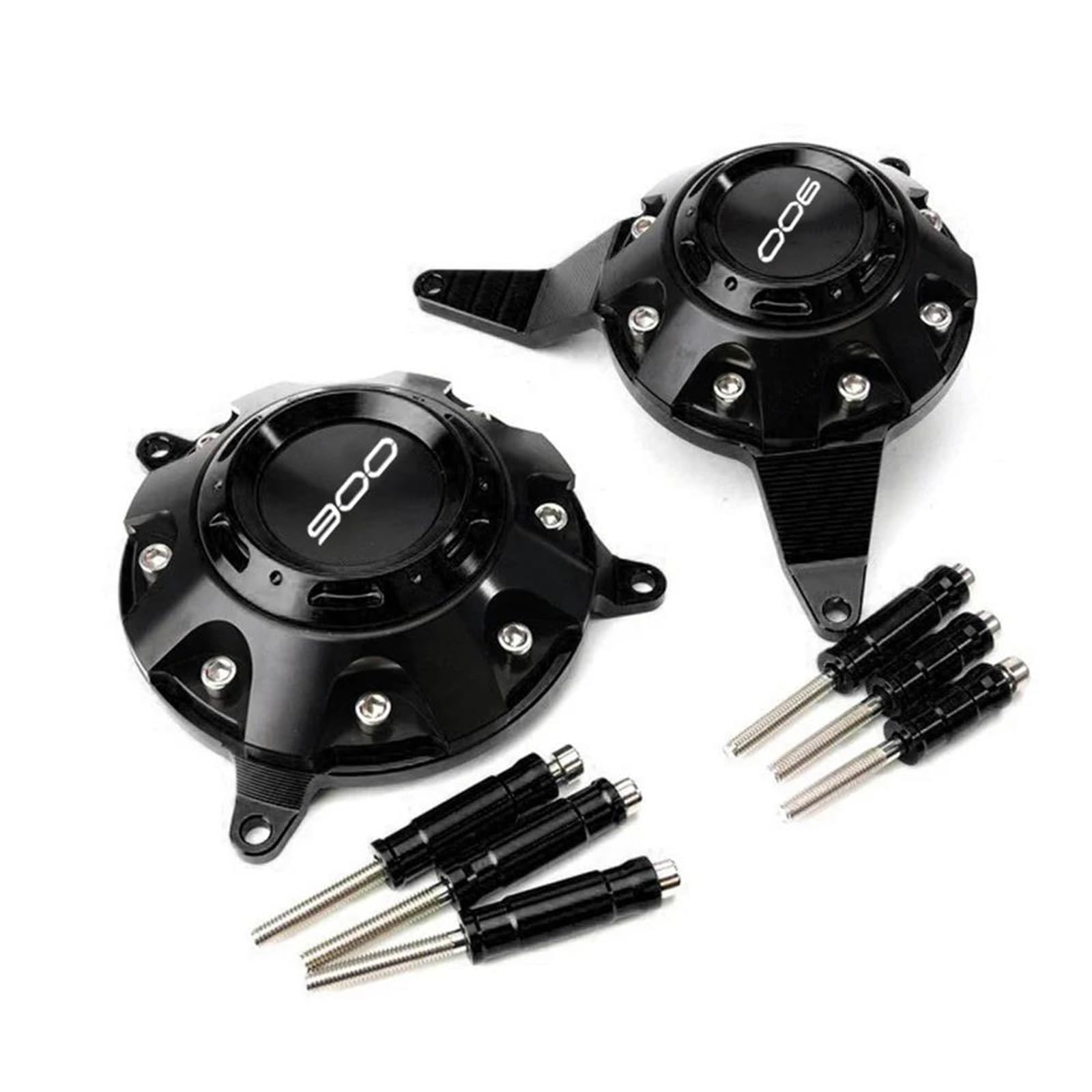 Motorcycle Aluminum Engine Stator Protective Cover Falling Protection For Z900 2017 2018 2019-2026 Frame Protection(Style 2)