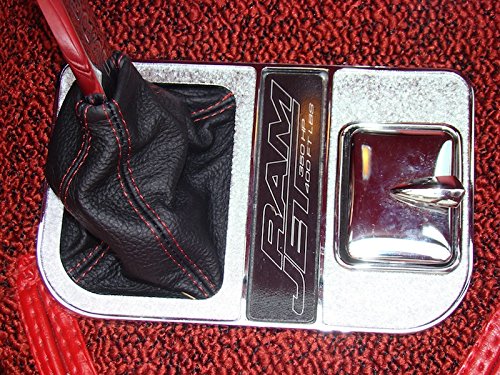 RedlineGoods Shift Boot Compatible with Chevrolet Corvette C1 1956-63. Tailor Made - not Universal. Genuine top-Grade Italian Black Leather with Black Thread