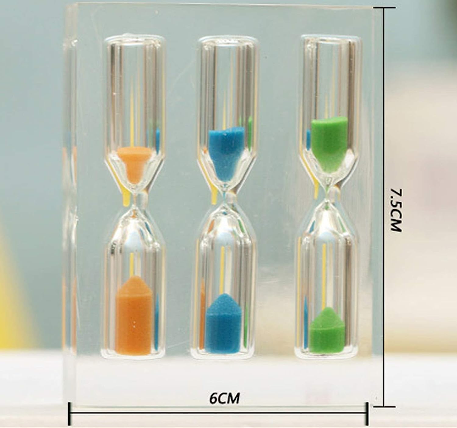 Sanduhr-Zeitgeber, Sanduhr-Sanduhr, Vintage-Glas-Sanduhr-Timer, moderne Mini-Acryl-Bastelarbeiten for Kinder, 3/4/5 Minuten Sanduhr-Sanduhr, Küche, Schule, Sanduhr, Sanduhr-Timer, Sanduhr, Desktop-Cou