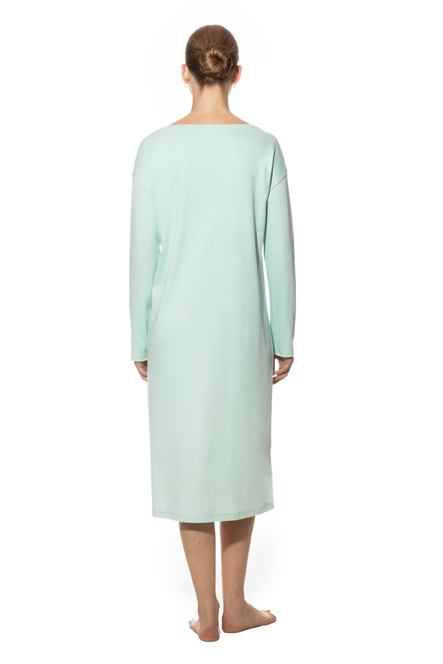 Mey Nachtwäsche Serie Malea Damen Nachthemden Sea Glass Light L(42)