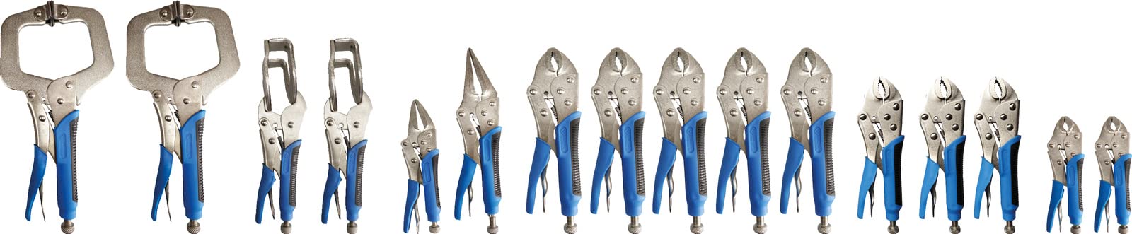 BRILLIANT TOOLS BT065016 Szczypce do regulacji / Szczypce do chwytania, 16-szt. [Powered by KS TOOLS]
