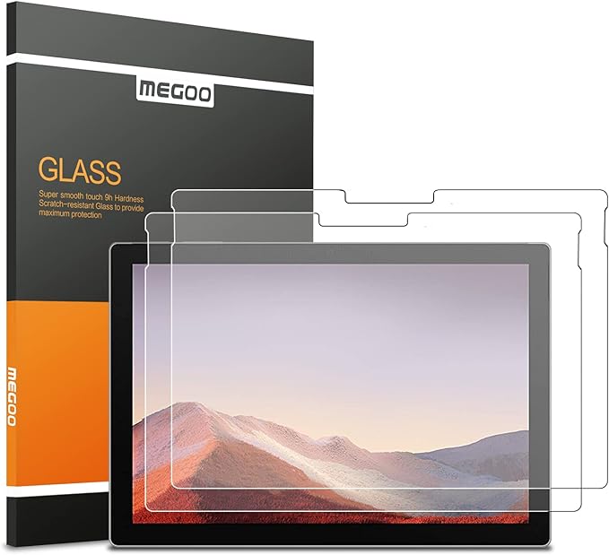 [2 Pack] MEGOO Anti Glare Screen Protector for Surface Pro 7/Surface