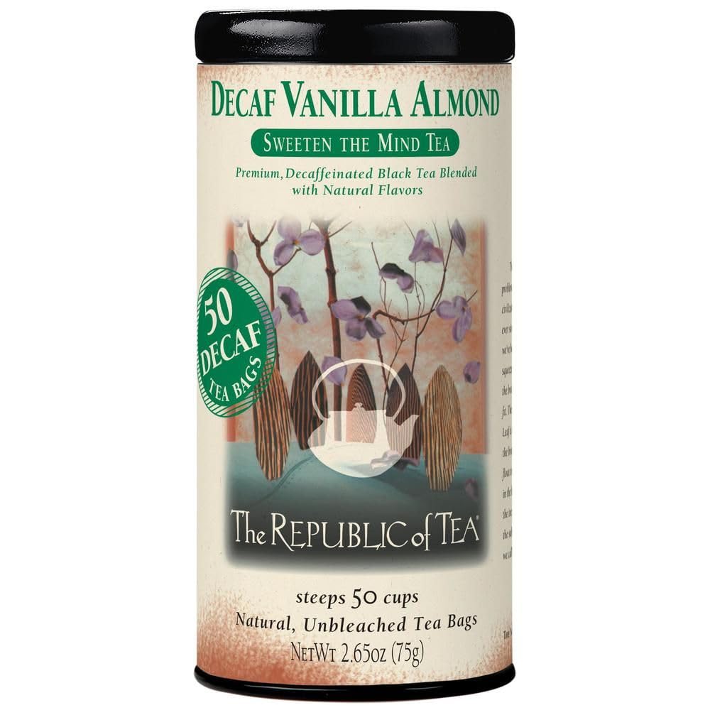 The Republic of Tea Decaf Vanilla Almond Black Tea