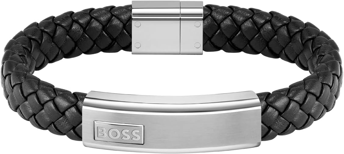 BOSS Jewelry Men's LANDER Collection Bracelet available in Black or Blue