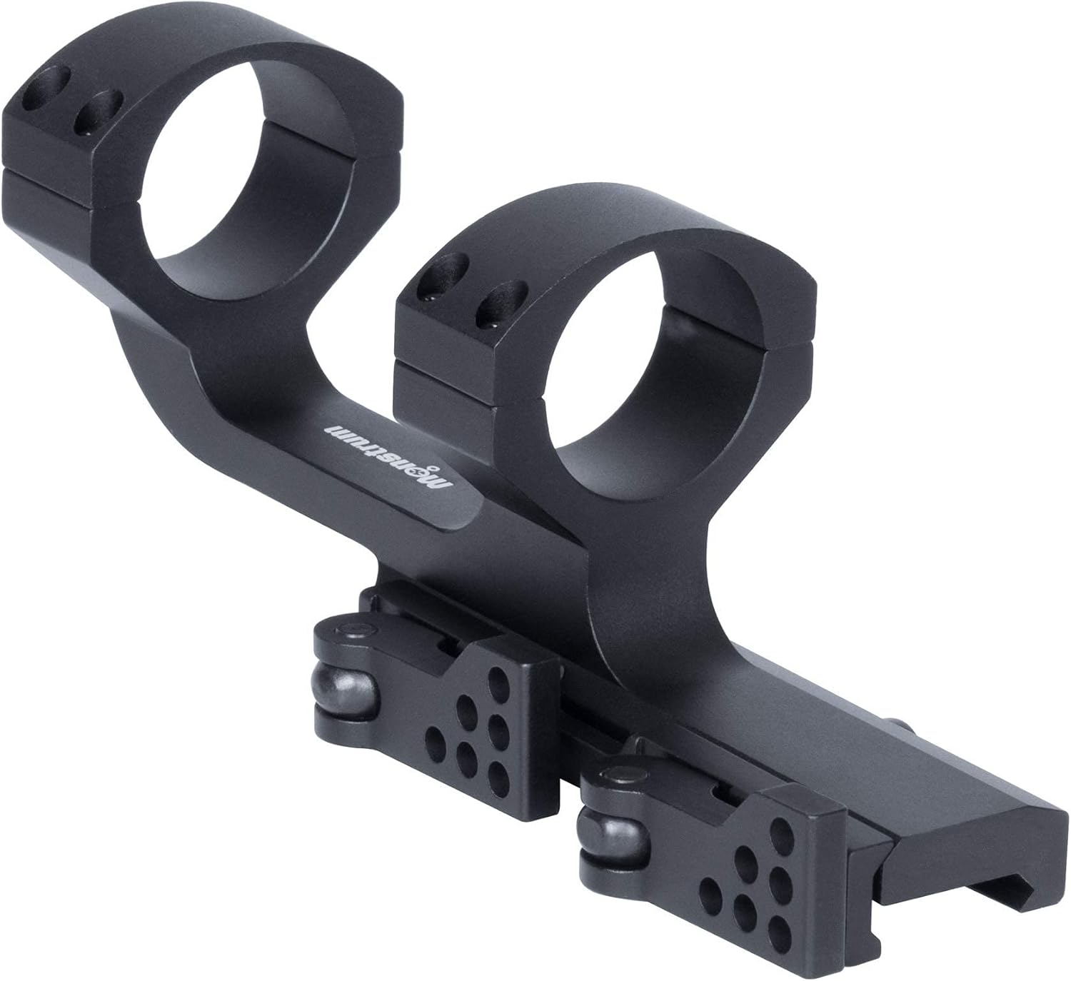 Monstrum 1-4x20 Rifle Scope with Rangefinder Reticle | ZR252 Quick Release Scope Mount | Bundle