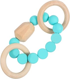 SAFIGLE 1Pc Mordedor Pulseira Bebê Mastigar Brinquedos Pulseira Do Bebê Crianças Pulseiras Crianças Brinquedo Calmante Bebê Brinquedo Calmante Seguro Infantil Mordedor Mordedor Criança