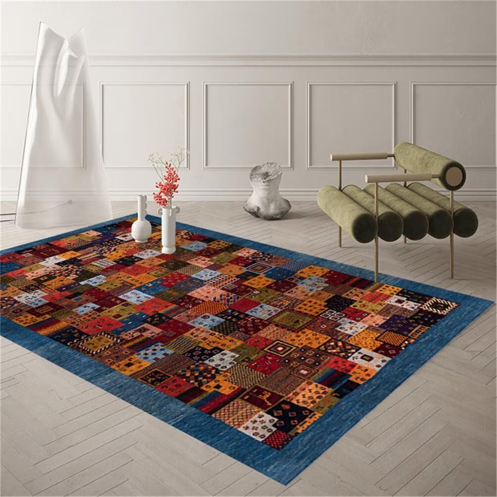 Tapis bébé antidérapant bleu pour protéger les sols de chambre