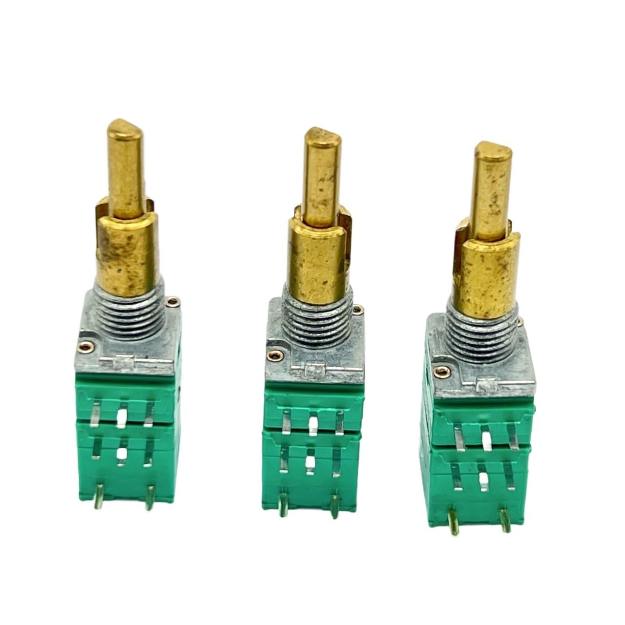 1 PCS Duplex Präzisionspotentiometer Dual Axis B10K mit Schaltwellenlänge 22mm