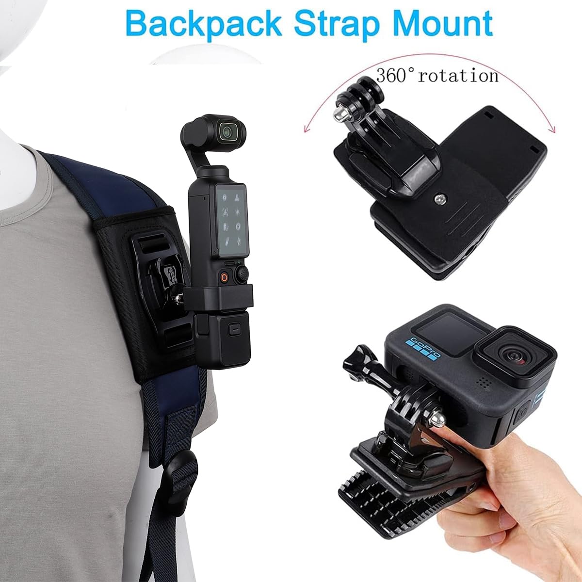 Gopro Mount Osmo Pocket Accessory Kit 6in1 Action Camera