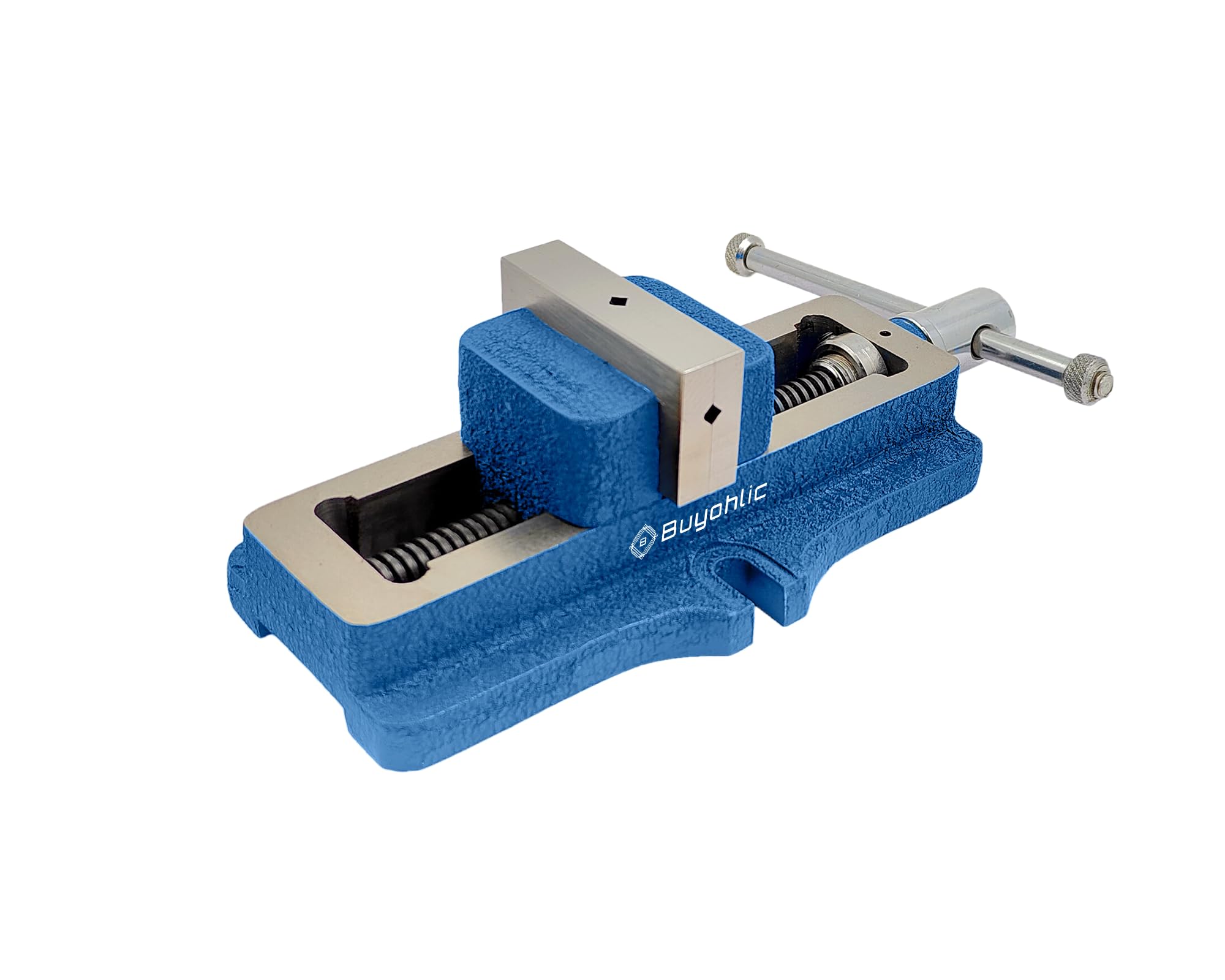 Buyohlic Blue Self Centering Vice Vise Fixed Based-Rigid & Tough (2" Inch (Jaw Width 50 Mm))