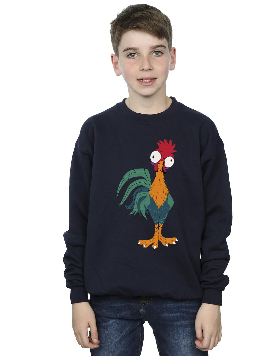 Disney Boys Moana HEI HEI Sweatshirt Navy Blue 12-13 Years
