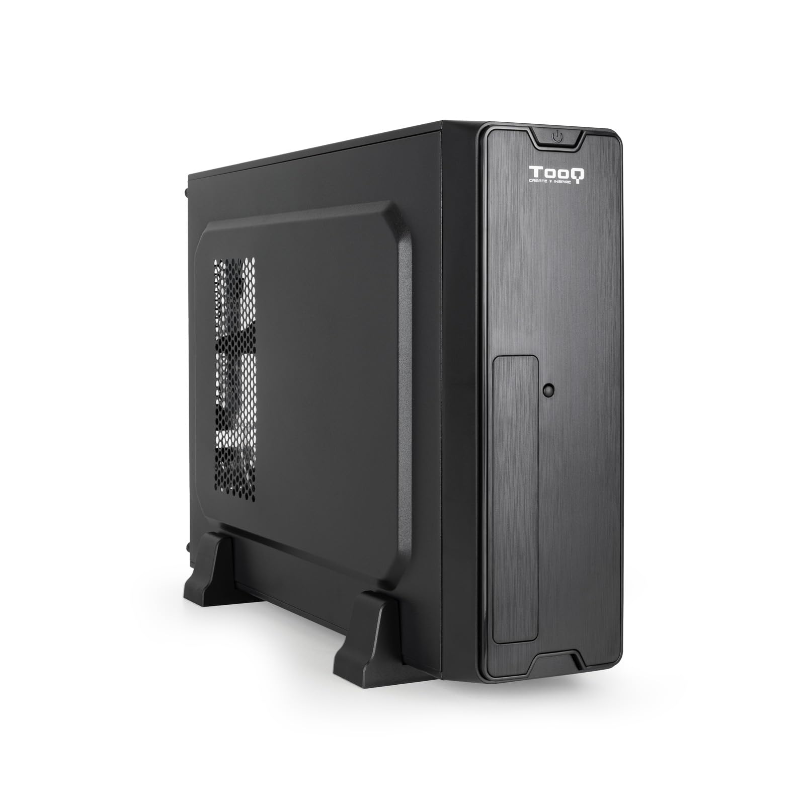 Caja Slim matx - Caja compacta para PC con Lector de Tarjetas, Incluye Fuente de 500W, ventilación optimizada y Material Resistente.*