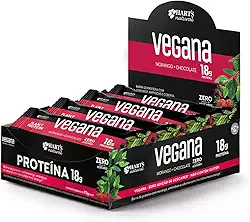 Australia Protein Max Morango com Chocolate 70g, Barra de Proteína, Sem Glúten, Lactose e Açúcar Adicionado, Snack Saudável Plant-Based (12 unidades)