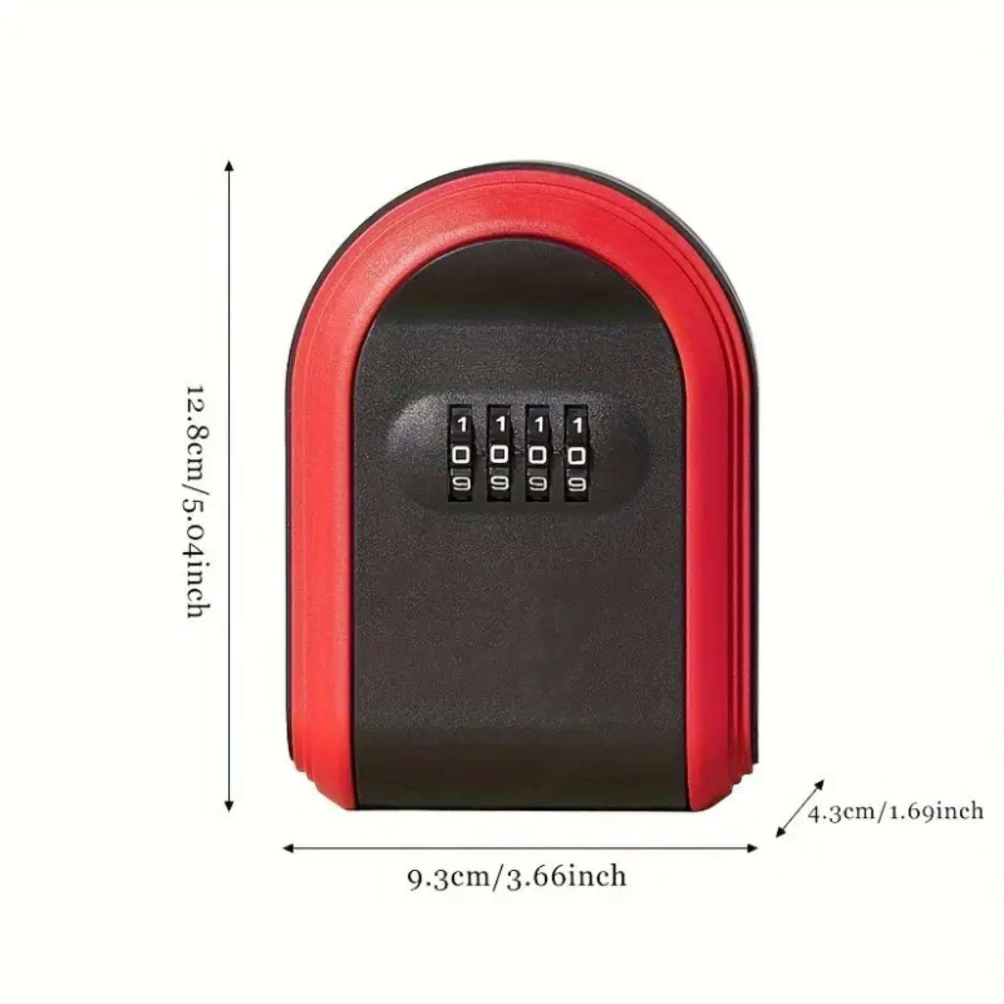 Thingymabob Secure Lockable Key Box with Combination (Black) - Image 2