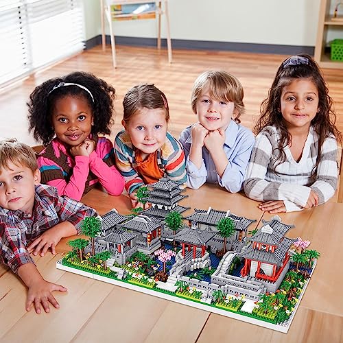 ESTVIIG Cinese Architecture of Suzhou Garden Micro...