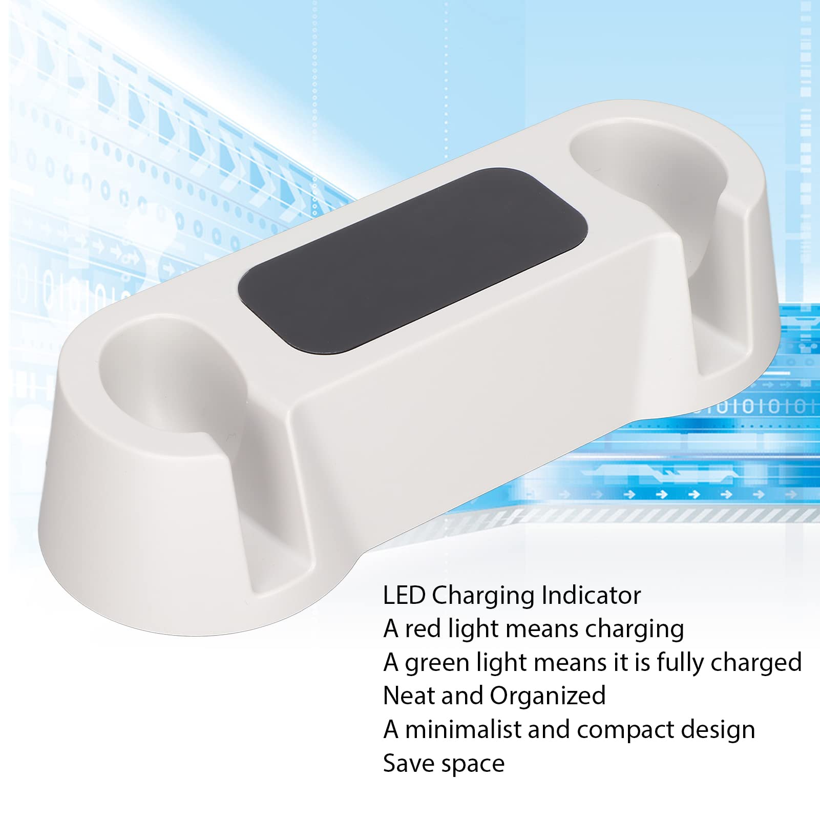 Cocoarm Station de Charge Double pour Quest 2, 2 Batteries Rechargeables