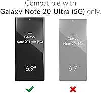 Vista 2 de oakxco Funda para teléfono Samsung Galaxy Note 20 UltraNote 20 Ultra 5G, silicona líquida, funda de gel suave y delgada de goma TPU lisa