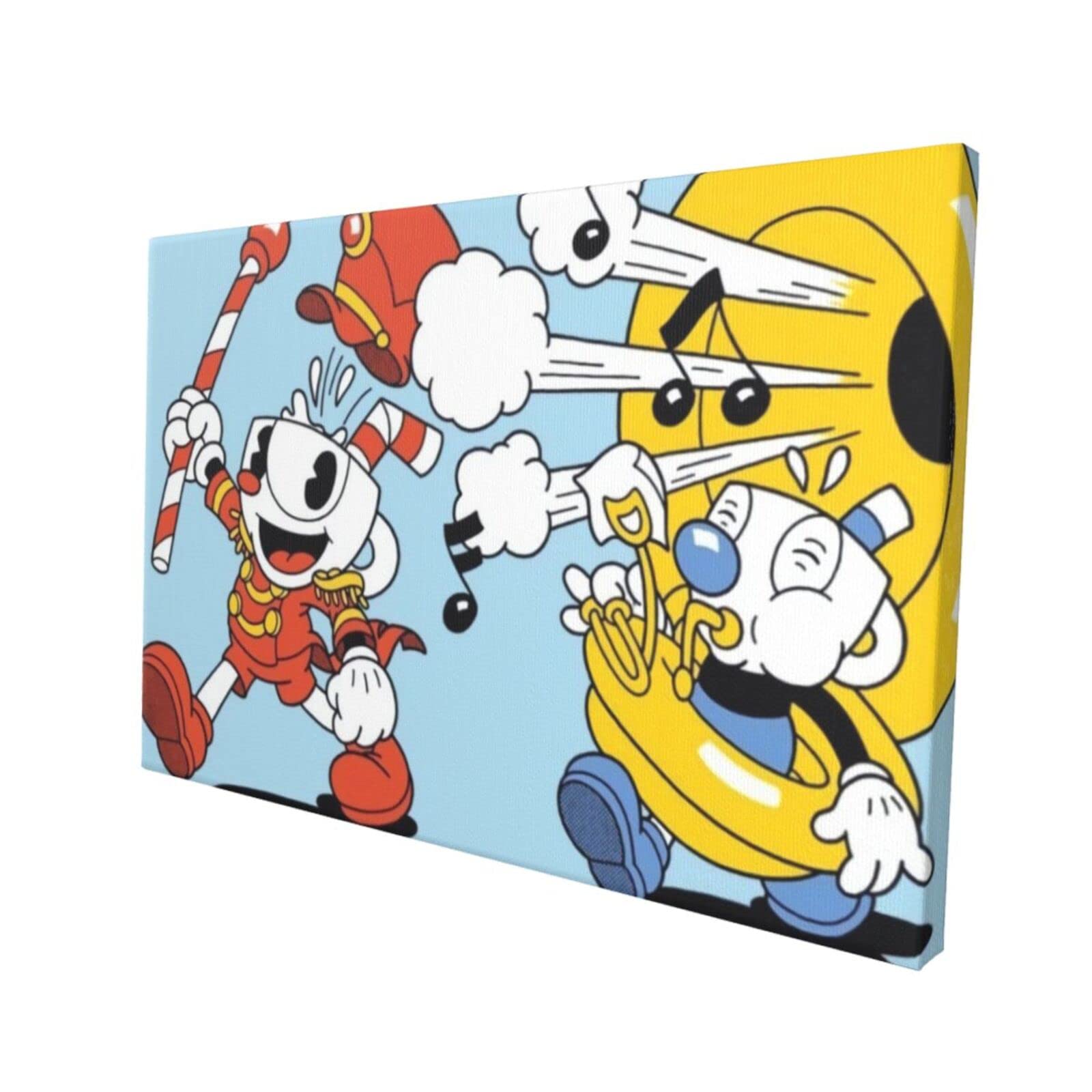 Amazon.co.jp: カップヘッド アートパネル 飾り絵 ポスター 背景絵画