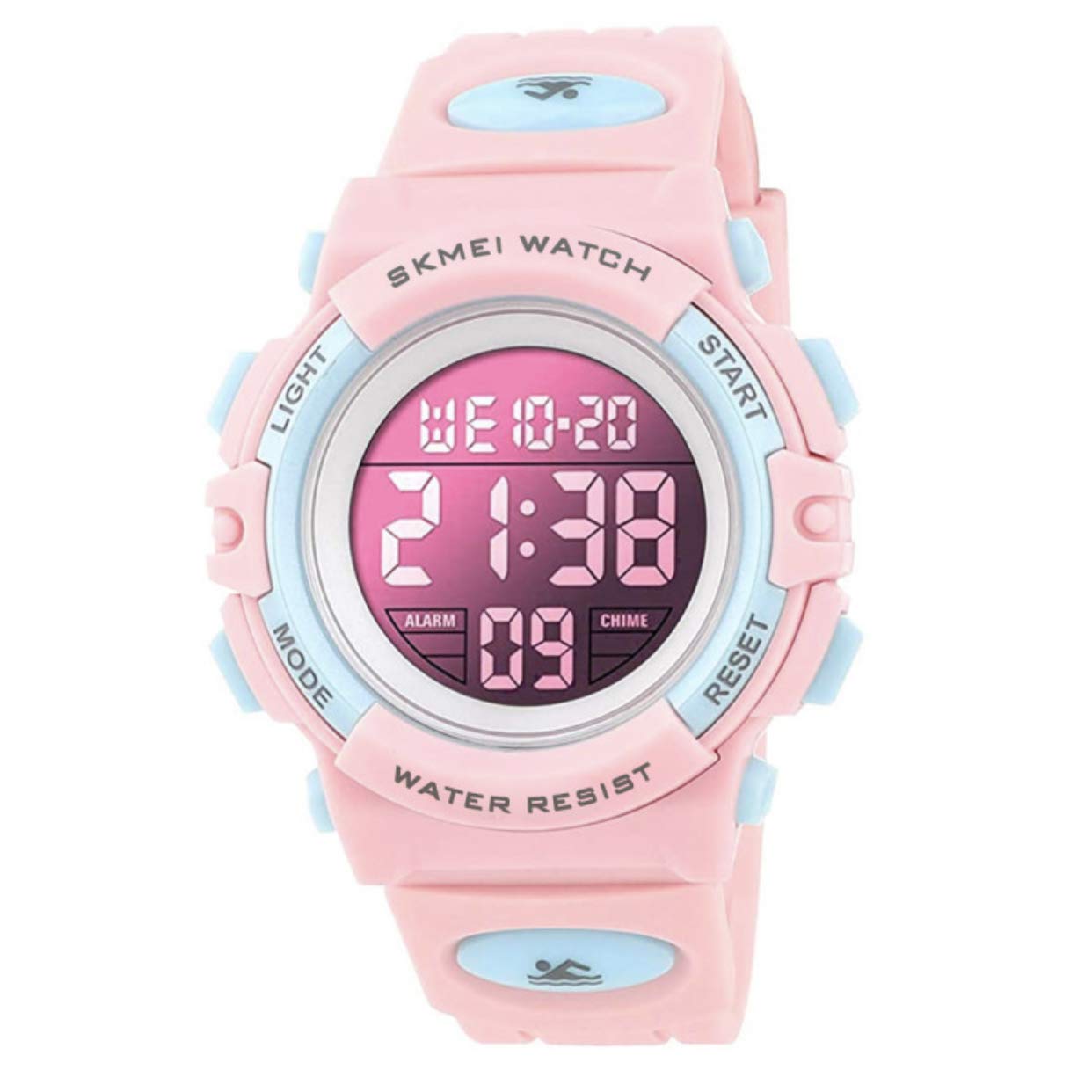 FIZILIBoys Watch Digital Sports Waterproof Outdoor Kids Watches Alarm Clock 12/24 H Stopwatch Calendar 3-15 Year Old Boys Girls Wristwatch
