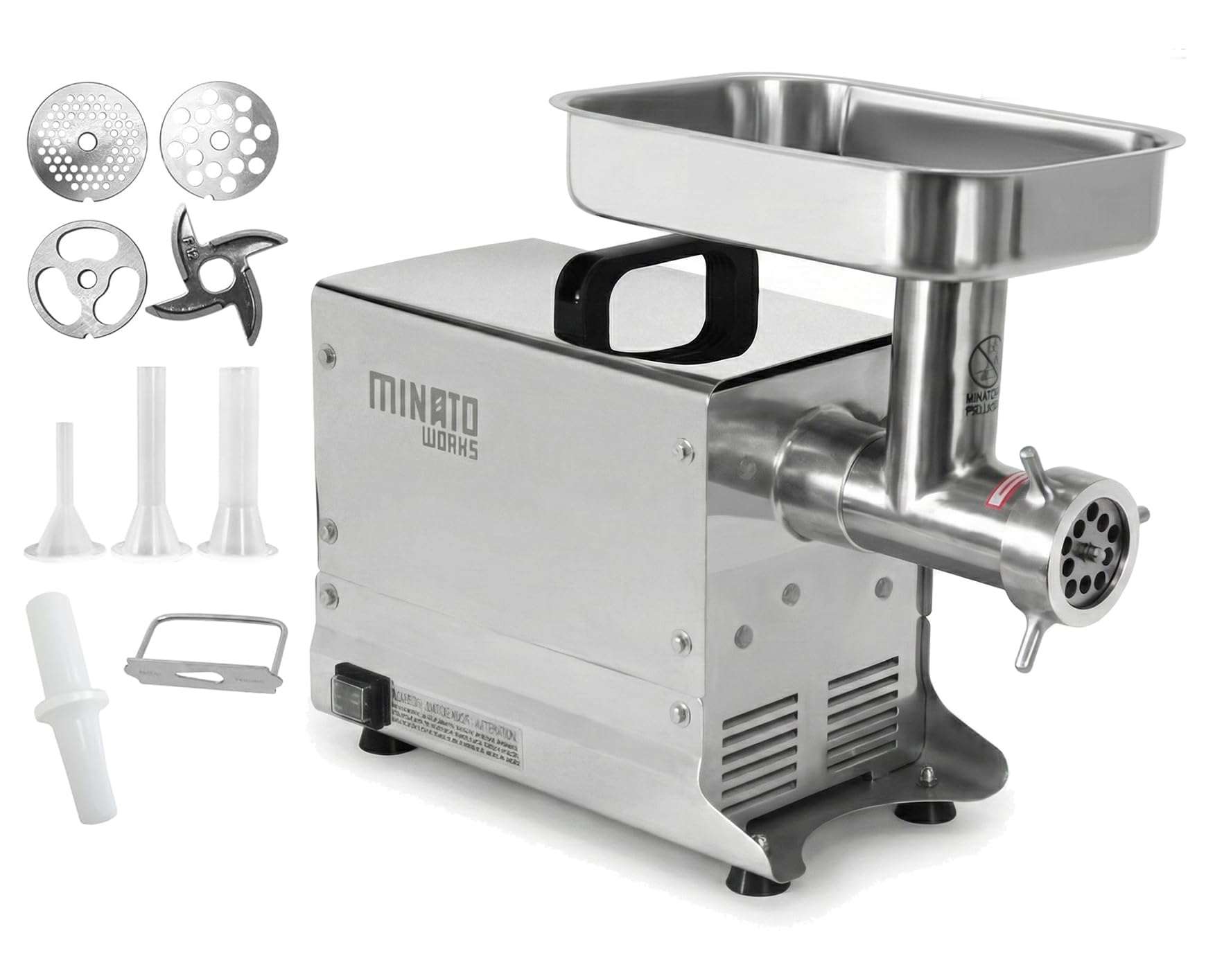 Amazon | ミナトワークス 業務用 ステンレス製 電動ミンサー PMM-8F