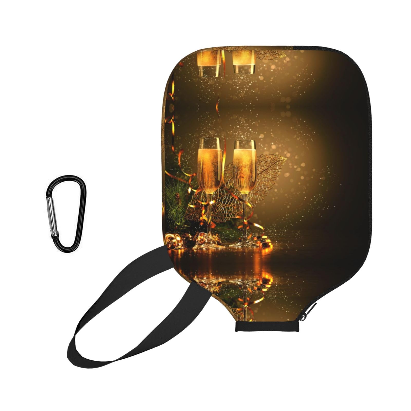 ESNAIUVCD Champagne Colorful Ribbon Print