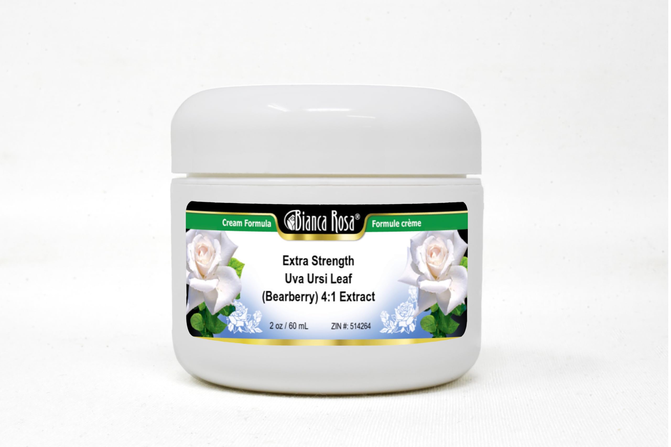 Bianca Rosa Extra Strength Uva Ursi Leaf (Bearberry) 4:1 Extract Cream (2 oz, ZIN: 514264)
