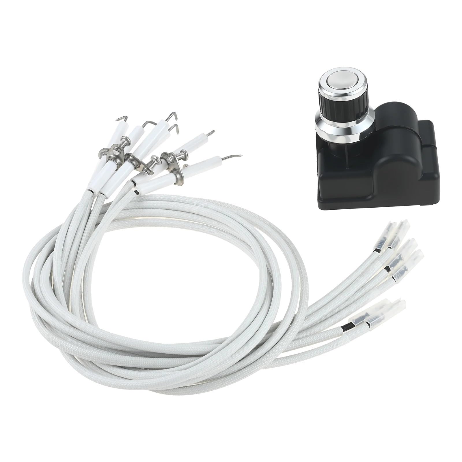 Encendedor de botón batería AA 6 salidas con interruptor tapa cables parrilla piezas módulos encendido