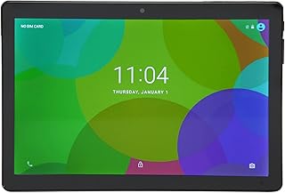 Kufoo 10 Inch Tablet, 100-240V Call Support Tablet 5G WIFI 4G RAM 256G ROM Octa Core Processor for Home for Travel (UK Plug)