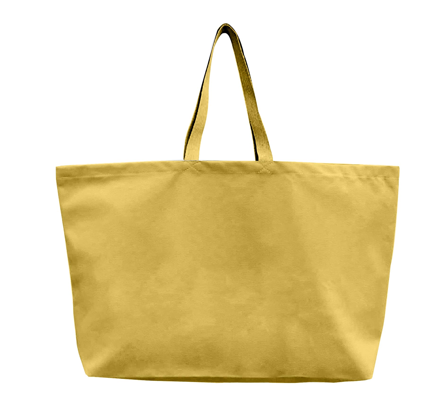 LLYLIU Large Canvas Tote Bag-Extra Big Shopping Beach Totes Bags Reusable Largest Grocery Plain Solid Bag 28"x8"x16"