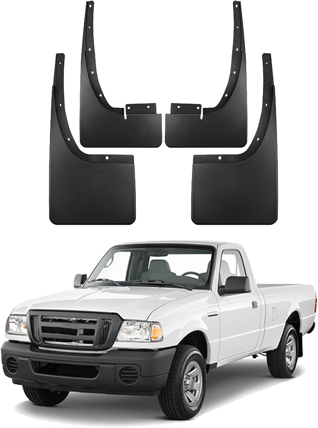 Bavettes voiture Ford Ranger 2011-2018 pour pistes et chemins