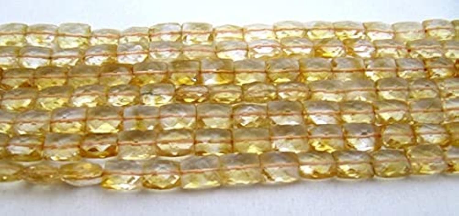 Citrine chiclete 6-8mm naturelle haut de gamme pour joaillerie fine