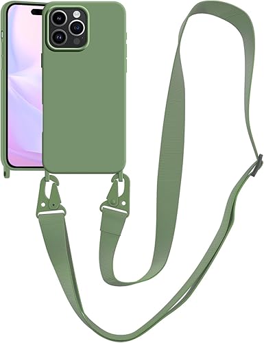 Miniatura 70 de Funda compatible con iPhone 13 con correa, funda cruzada para iPhone con cordón, ajustable, a prueba de golpes, protección contra caídas, funda